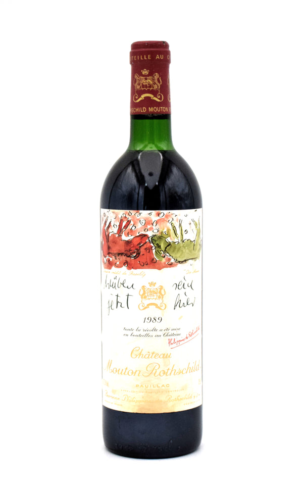 1989 Chateau Mouton Rothschild (Slightly Stained Labels)