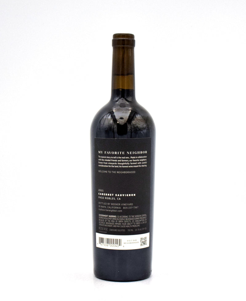 2021 My Favorite Neighbor Cabernet Sauvignon