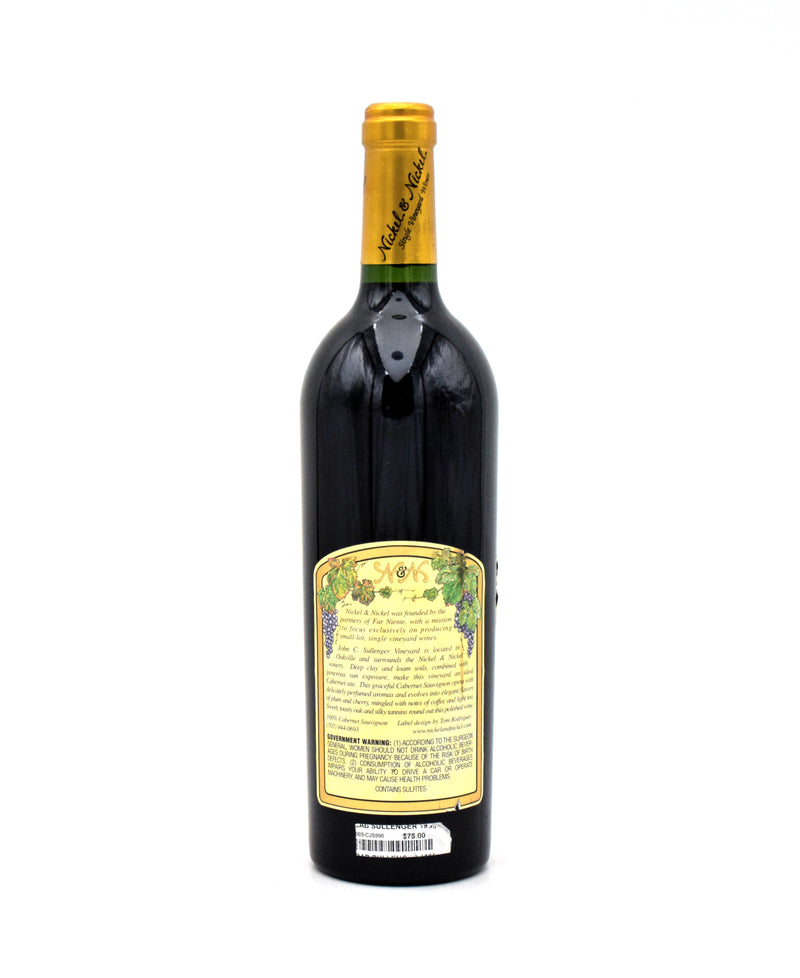 1999 Nickel & Nickel John C. Sullenger Vineyard Cabernet Sauvignon