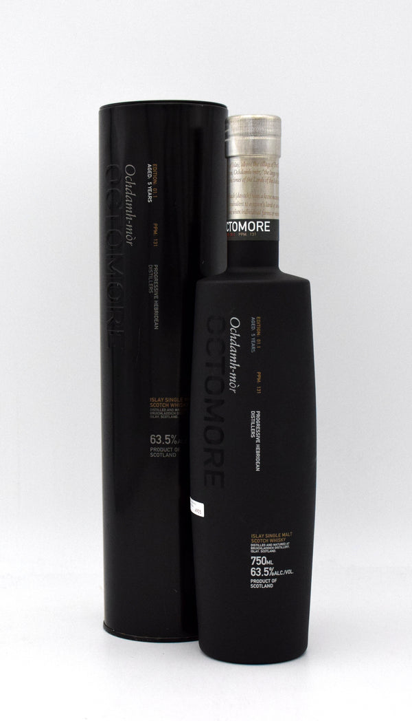 Octomore 01.1 Edition Islay 5 Year Scotch Whisky (First Release)