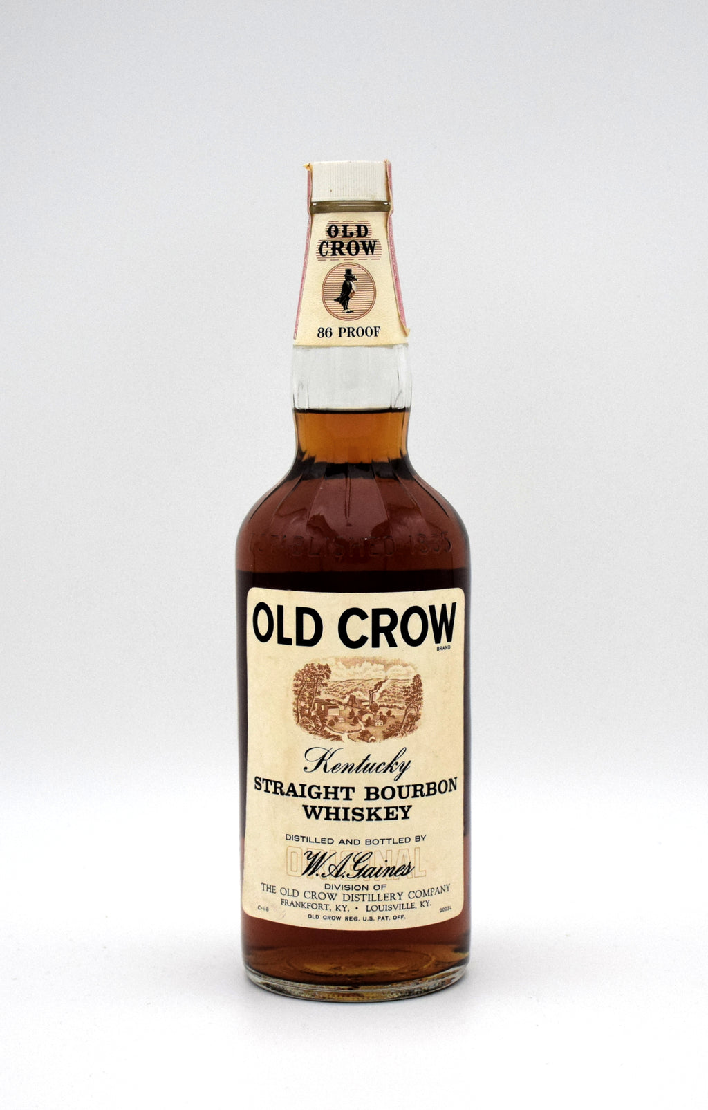 レア OLD CROW Kentucky Straight Bourbon未開栓 Old Crow Kentucky Straight Bourbon - 1983 Vintage – FineLiquors