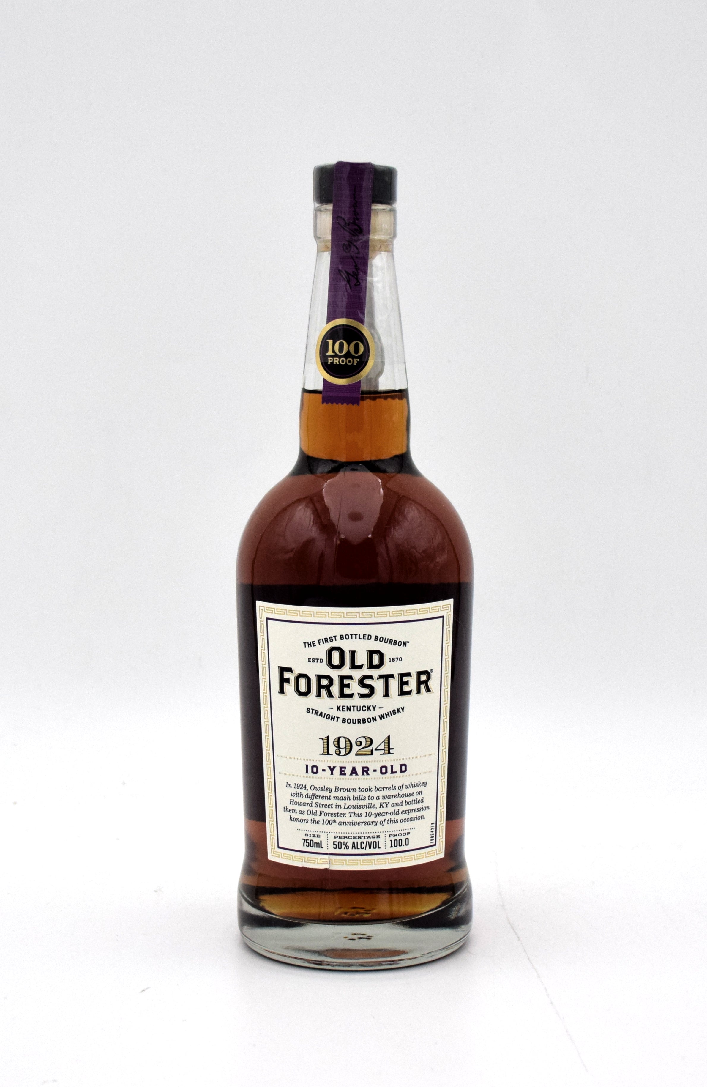 Old Forester 1924 10 Year Kentucky Straight Bourbon – FineLiquors