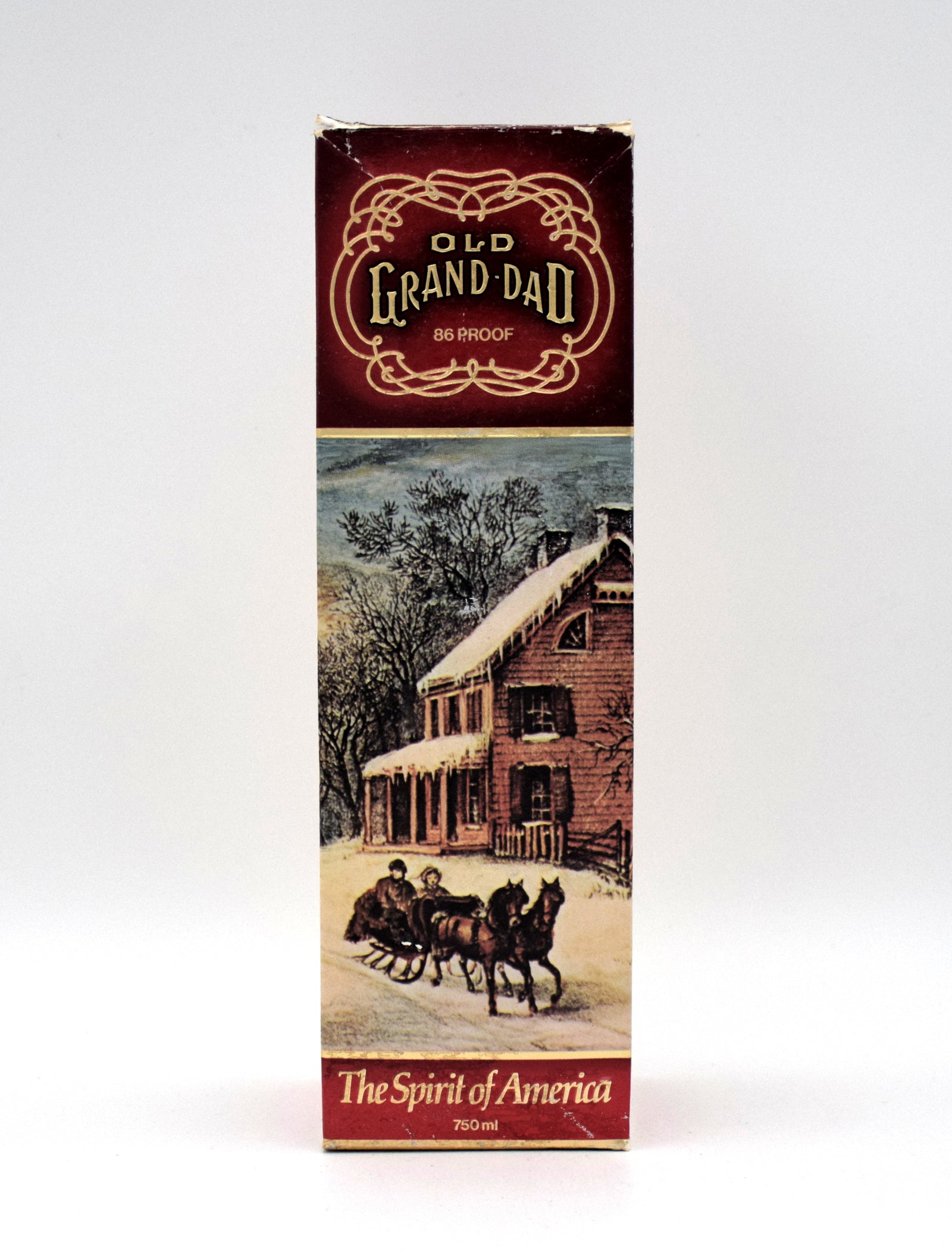 OLD GRAND-DAD パブミラー Vintage RARE Old Grand Dad 114 Whiskey Bar Mirror Kentucky Bourbon