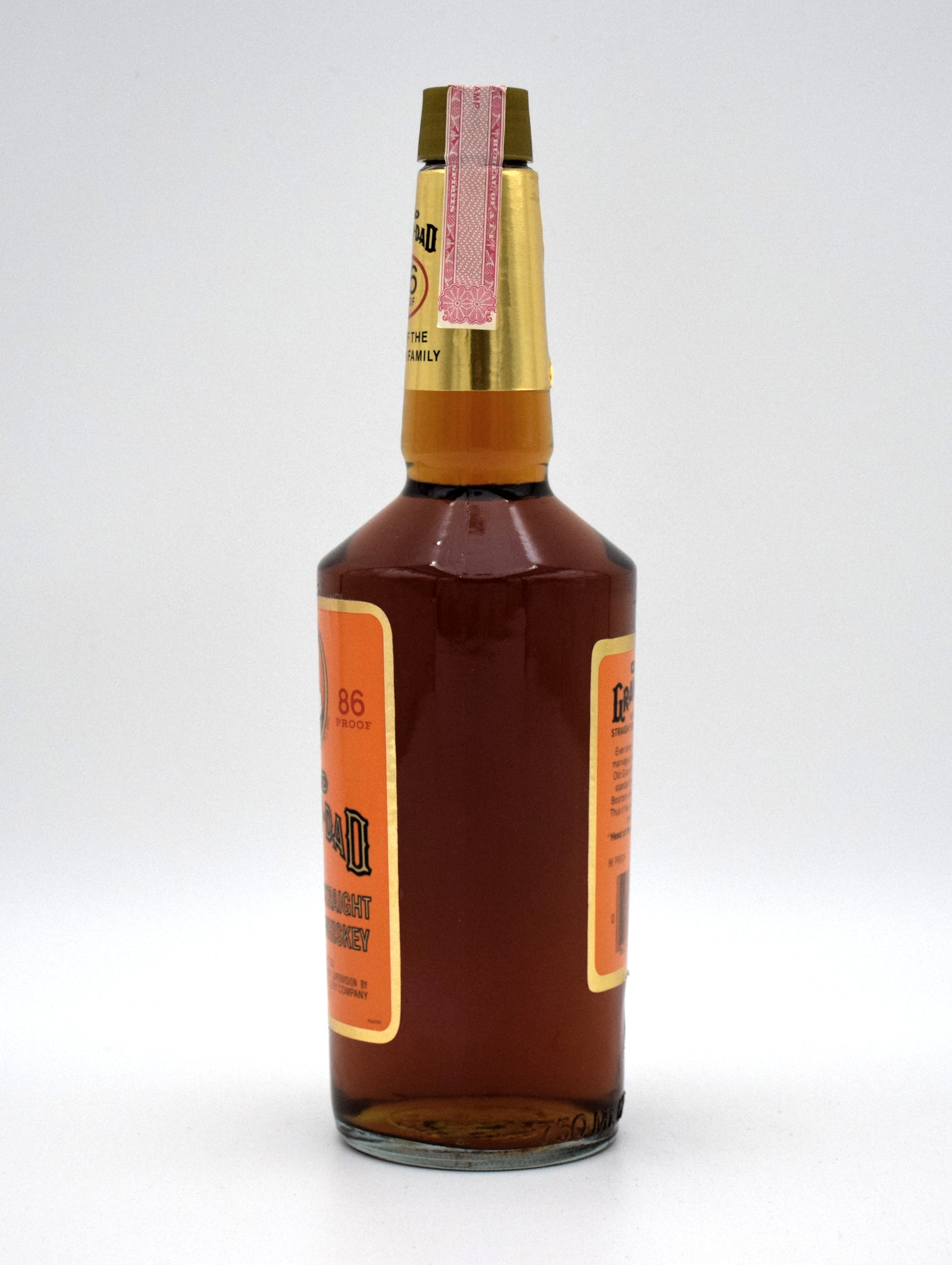 Old Grand Dad 86 Proof Kentucky Straight Bourbon (1981 Vintage