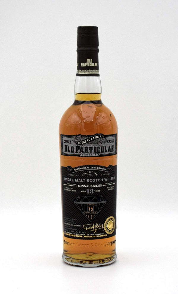 Old Particular Bunnahabhain 18 Year '75th Anniversary' Single Cask Single Malt Scotch