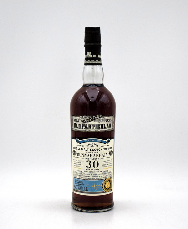 Old Particular 'Bunnahabhain' 30 Year Single Malt Scotch (K&L Exclusive, 2018 Release)