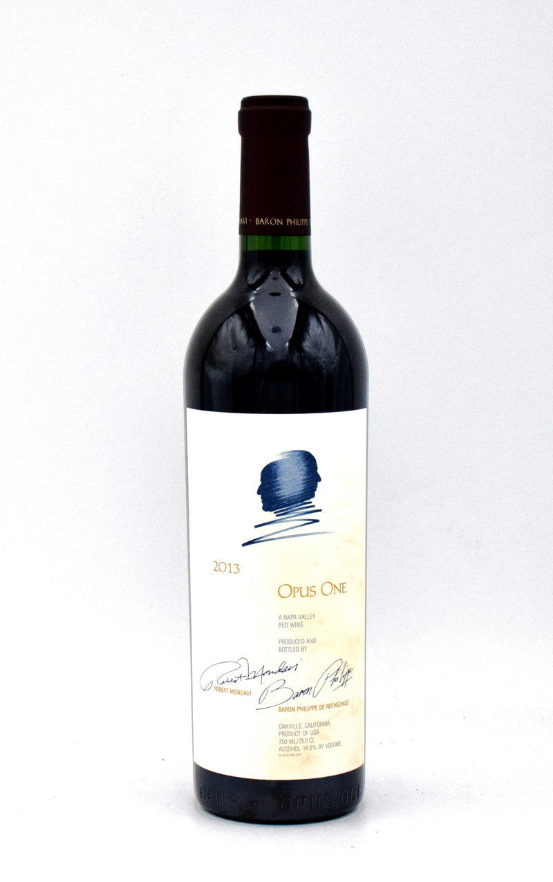 2013 Opus One Napa Valley Red (stained label)
