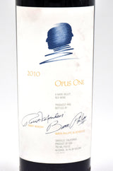 2010 Opus One (Very Very Lightly Stained Label)