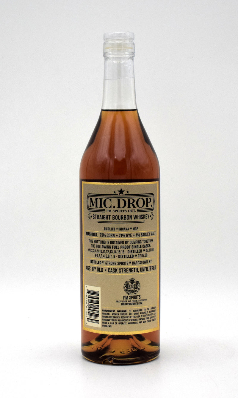 Mic Drop 8 Year Barrel Proof Straight Bourbon (Batch 1)