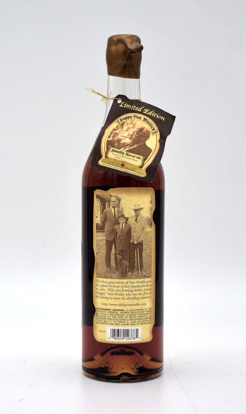 Pappy Van Winkle 23 Year Old Bourbon (Gold Wax Frankfort)