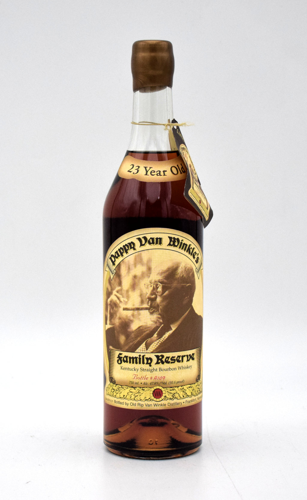 Pappy Van Winkle 23 Year Old Bourbon (Gold Wax Frankfort
