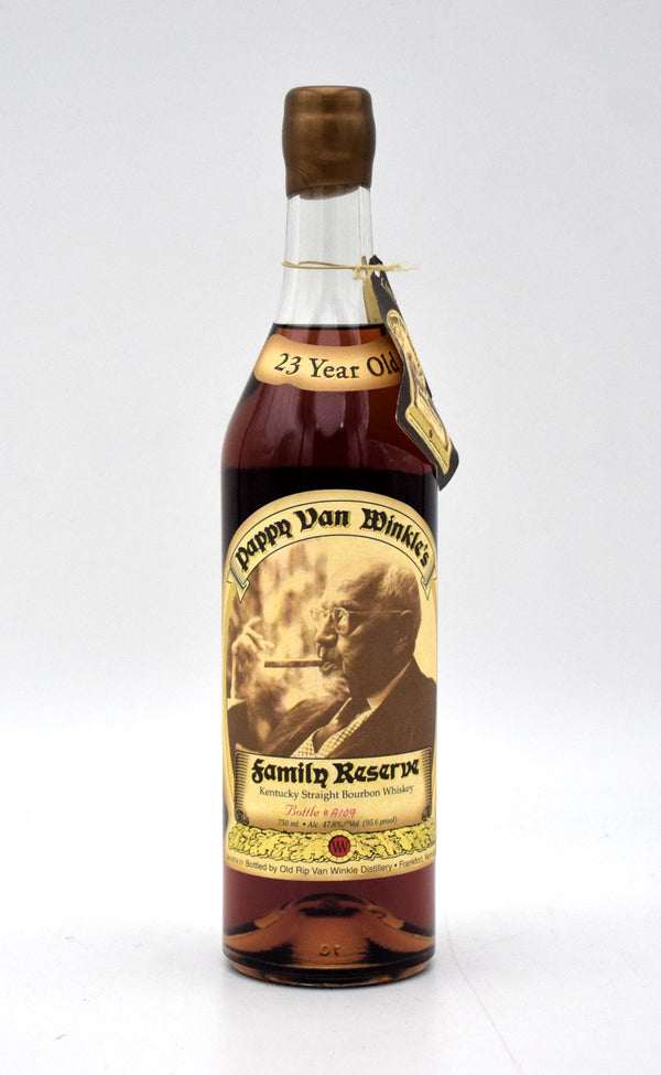 Pappy Van Winkle 23 Year Old Bourbon (Gold Wax Frankfort)