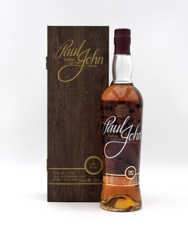 Paul John Single Cask 'P1-163' Indian Single Malt Whisky