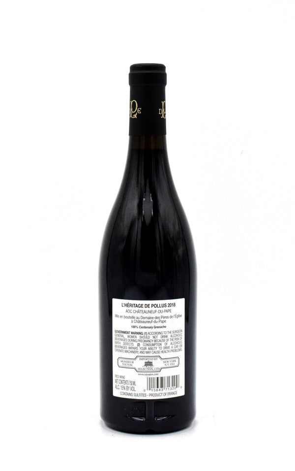 2018 Domaine des Peres de l'Eglise Chateauneuf-du-Pape 'L'Heritage de Pollus'