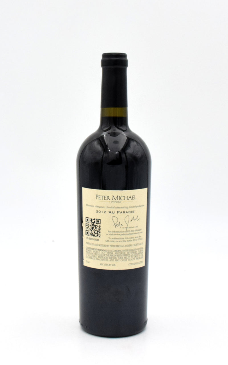 2012 Peter Michael 'Au Paradis' Cabernet Sauvignon