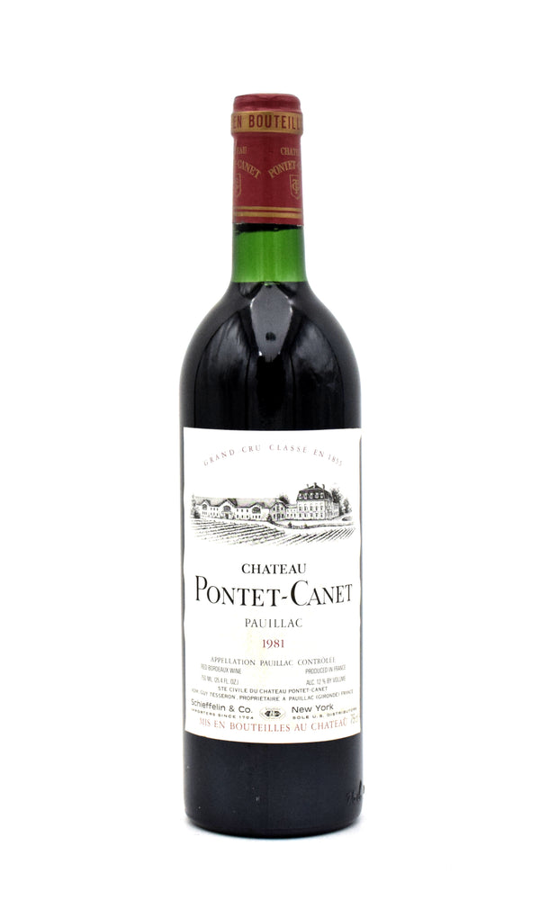 1981 Chateau Pontet-Canet