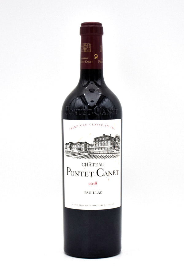 2018 Chateau Pontet-Canet (Stained Label)