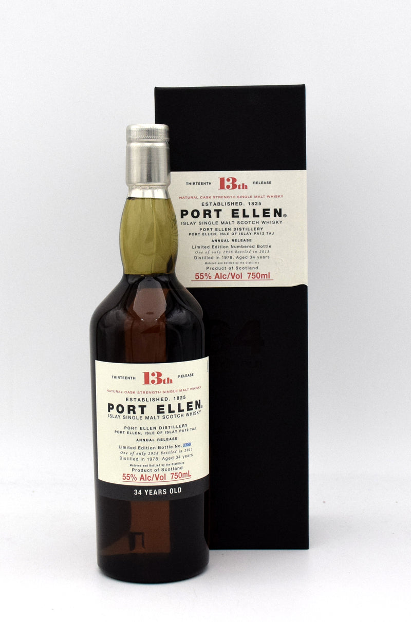 Port Ellen 34 Year Scotch Whisky (13th Release)