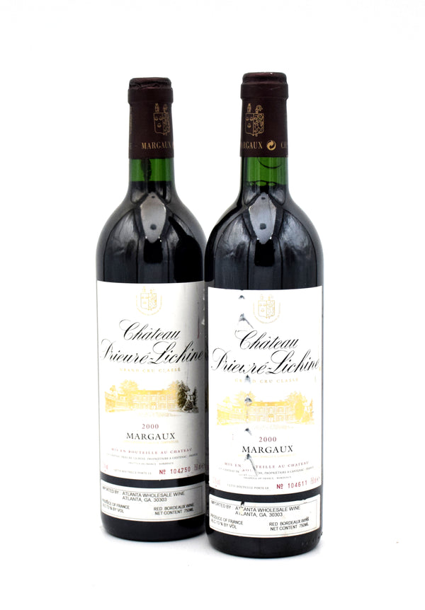 2000 Chateau Prieure-Lichine (Slightly Torn Label)