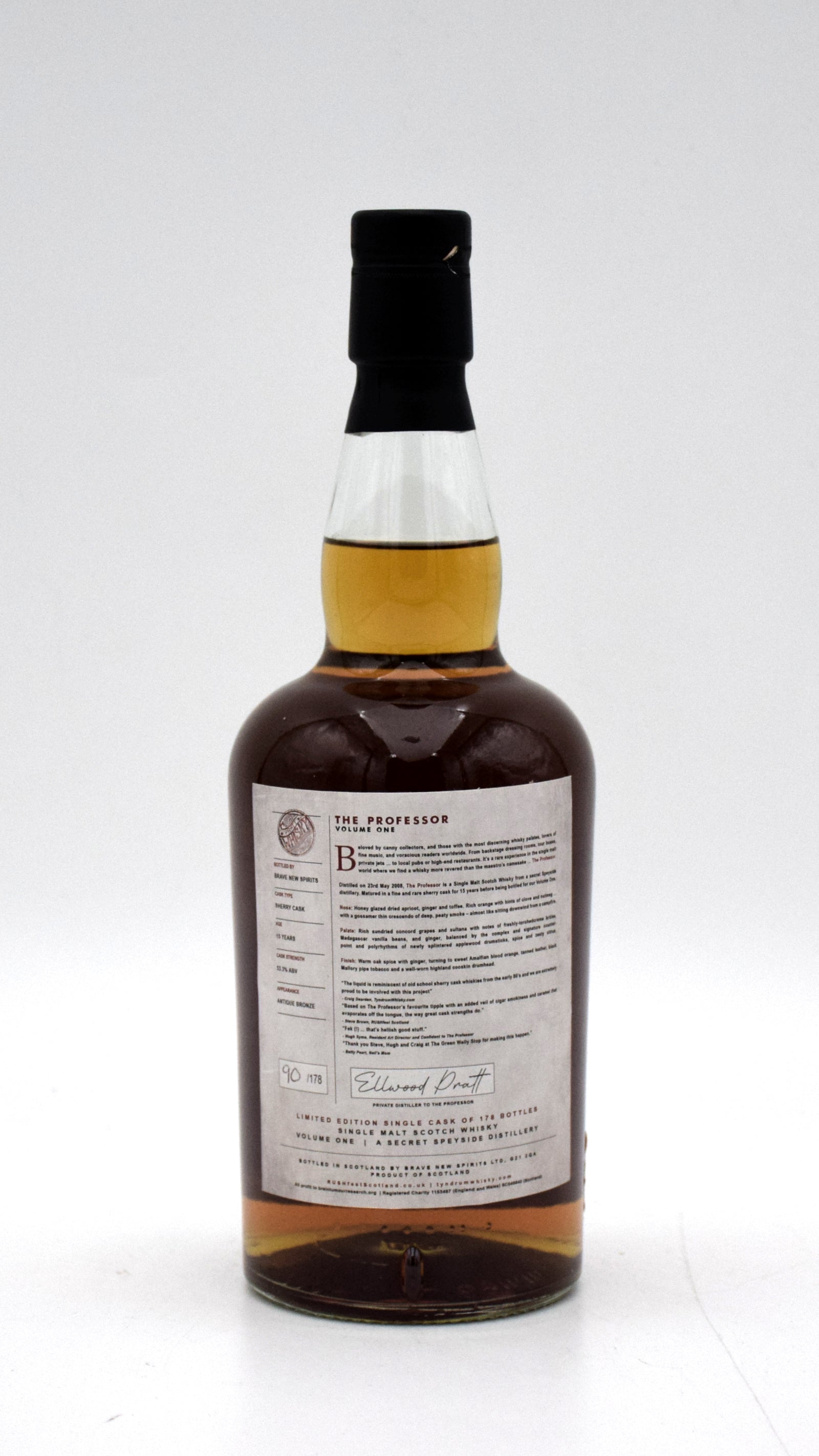 The Professor 15 Year Single Malt Scotch Volume #1 – FineLiquors