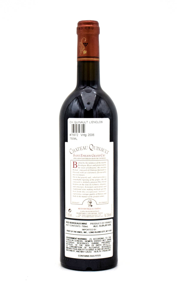 2006 Chateau Quinault L'Enclos