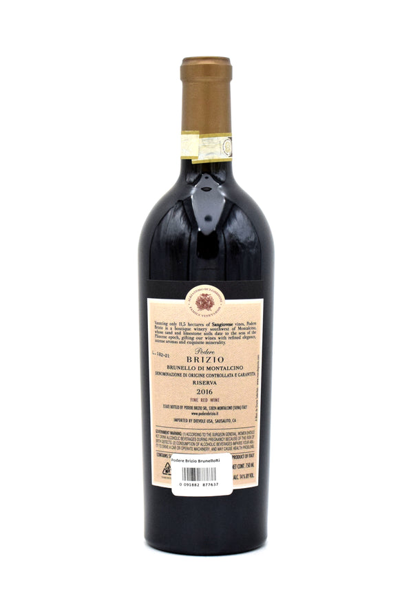 2016 Roberto Bellini Podere Brizio Brunello di Montalcino Riserva DOCG