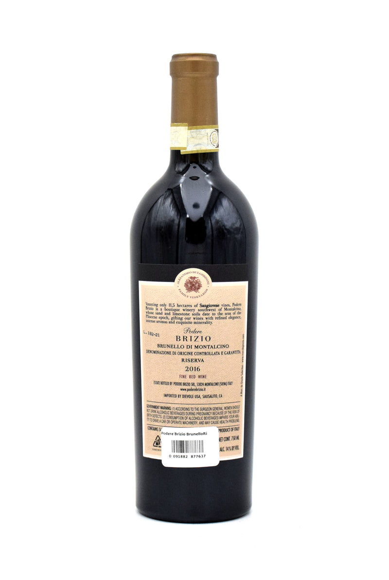 2016 Roberto Bellini Podere Brizio Brunello di Montalcino Riserva DOCG