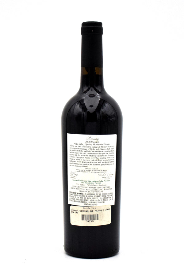 2008 Robert Keenan Winery 'Keenan Mernet Reserve' Cabernet Sauvignon - Merlot