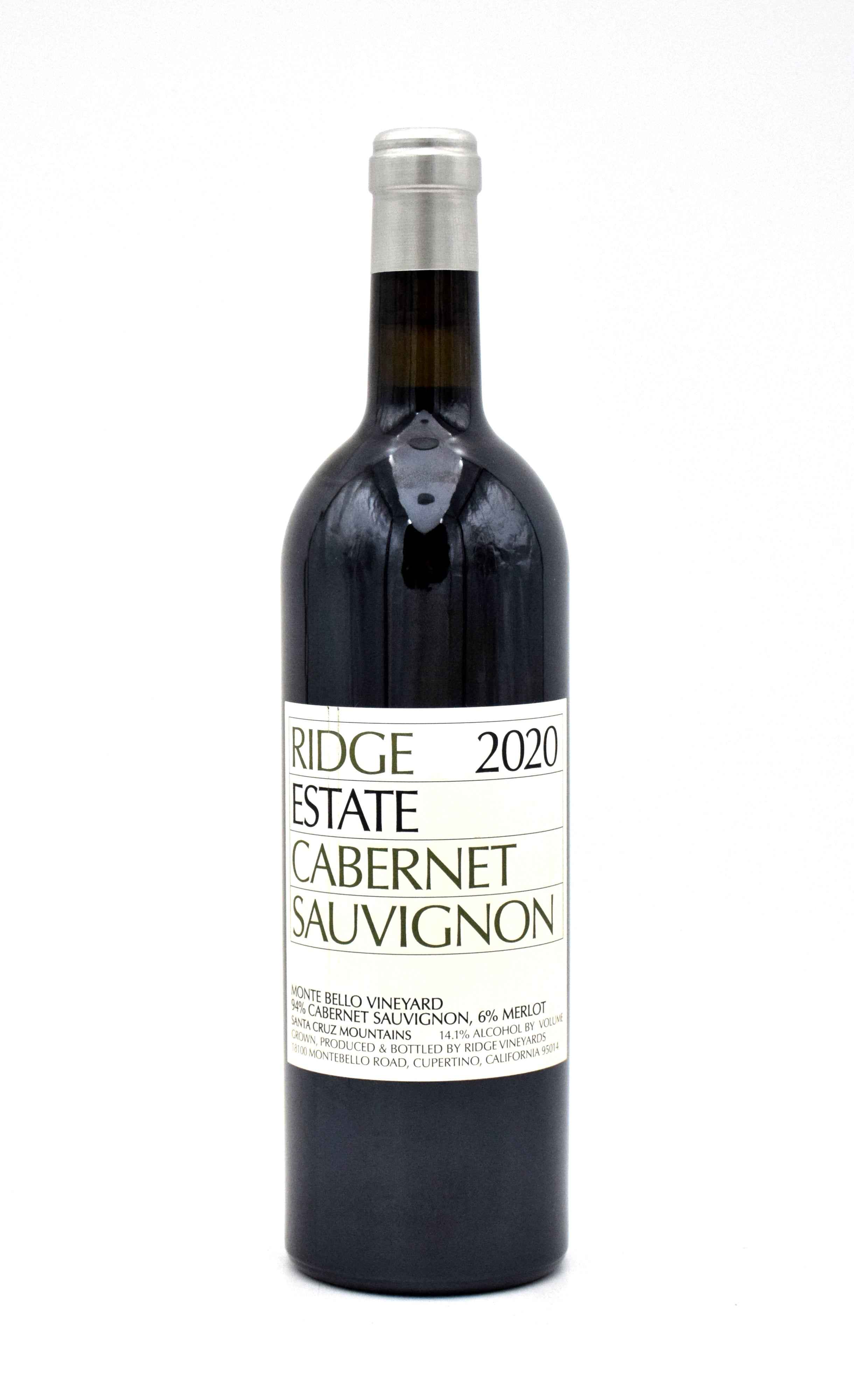 2020 Ridge Vineyards Estate Cabernet Sauvignon – FineLiquors
