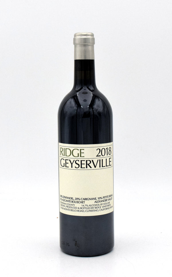 2018 Ridge Vineyards Geyserville