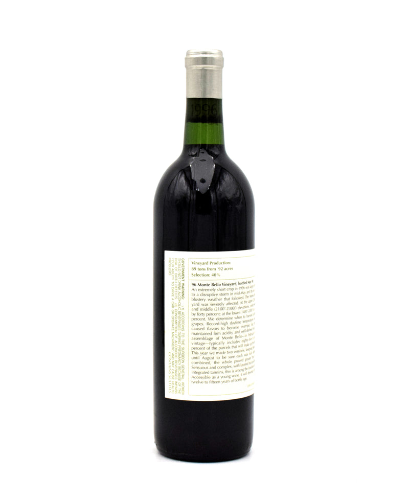 1996 Ridge Vineyards Monte Bello