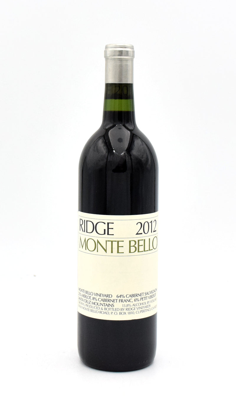 2012 Ridge Vineyards Monte Bello