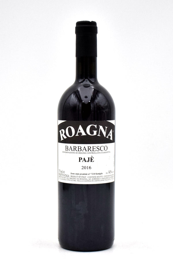 2016 Roagna Paje