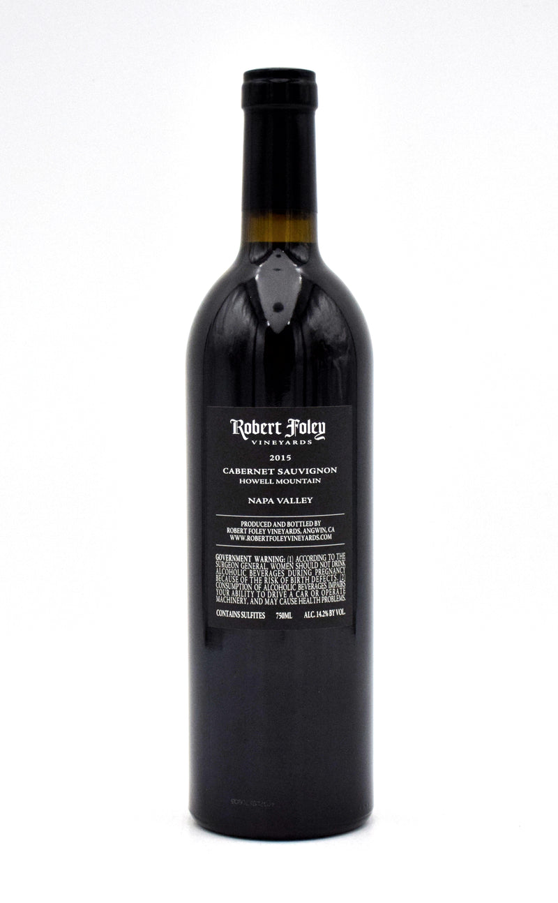 2015 Robert Foley Vineyards Howell Mountain Cabernet Sauvignon