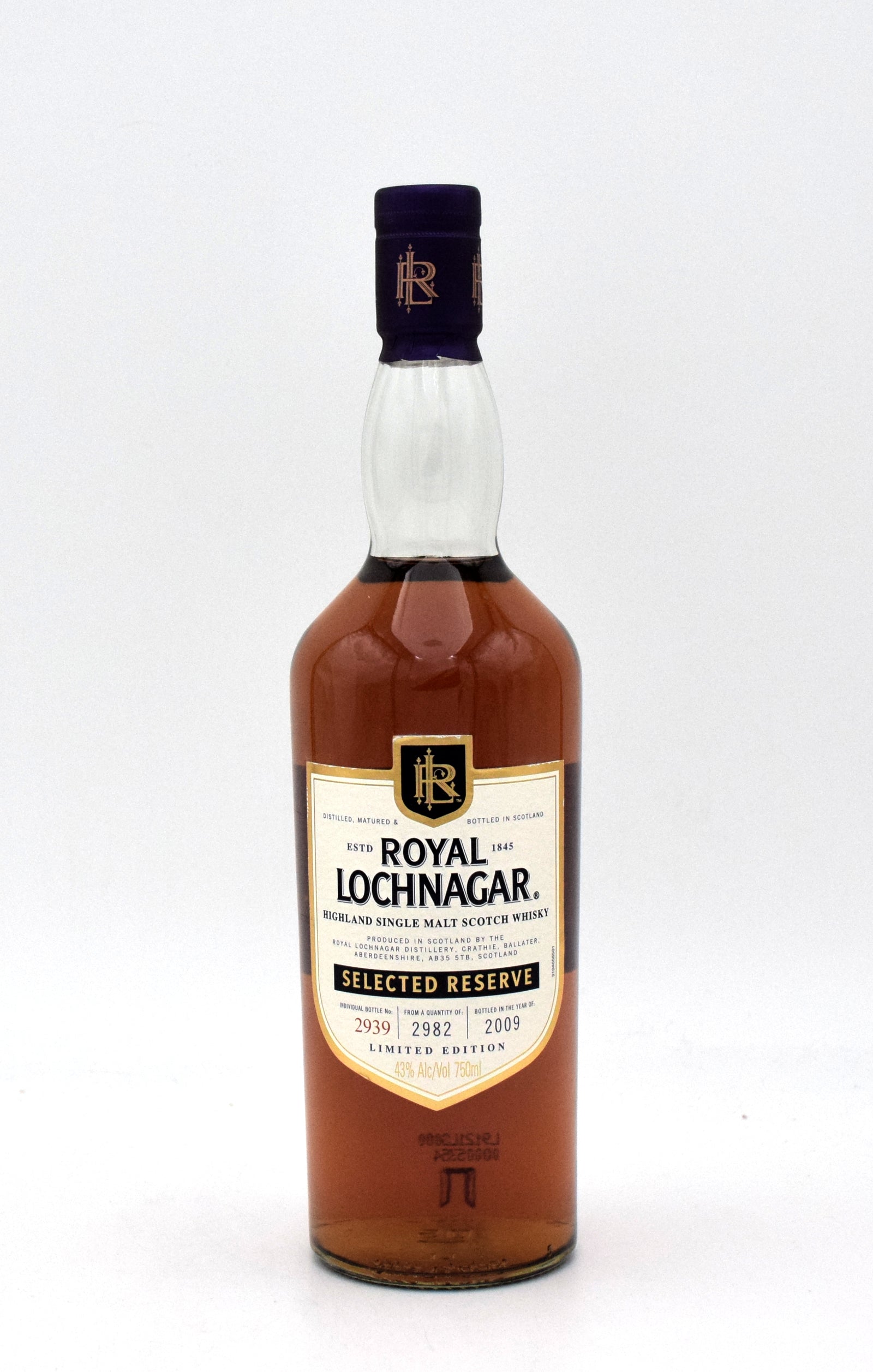 Royal Lochnagar Selected Reserve Scotch Whisky (2009 Release