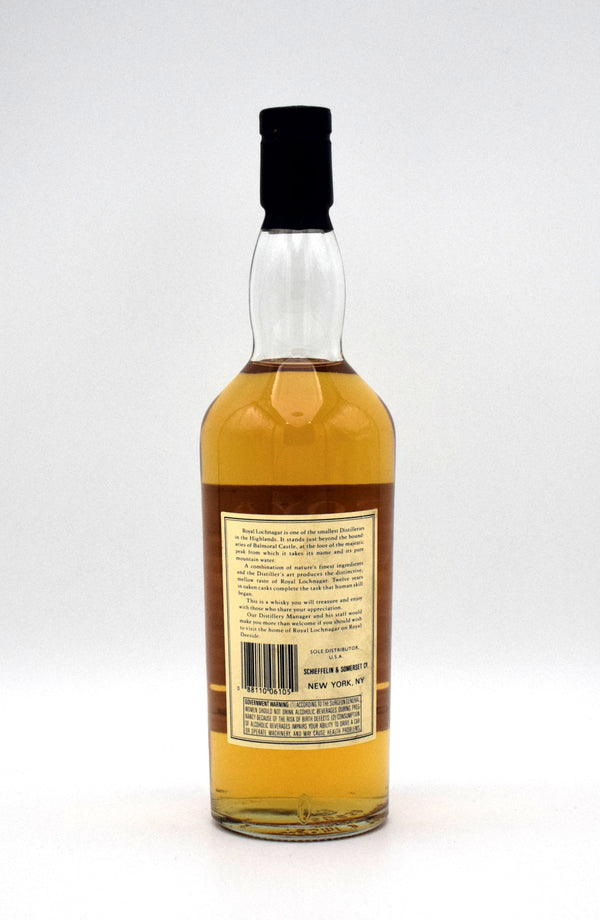 Royal Lochnagar 12 Year Single Malt Scotch (1990's Bottling)