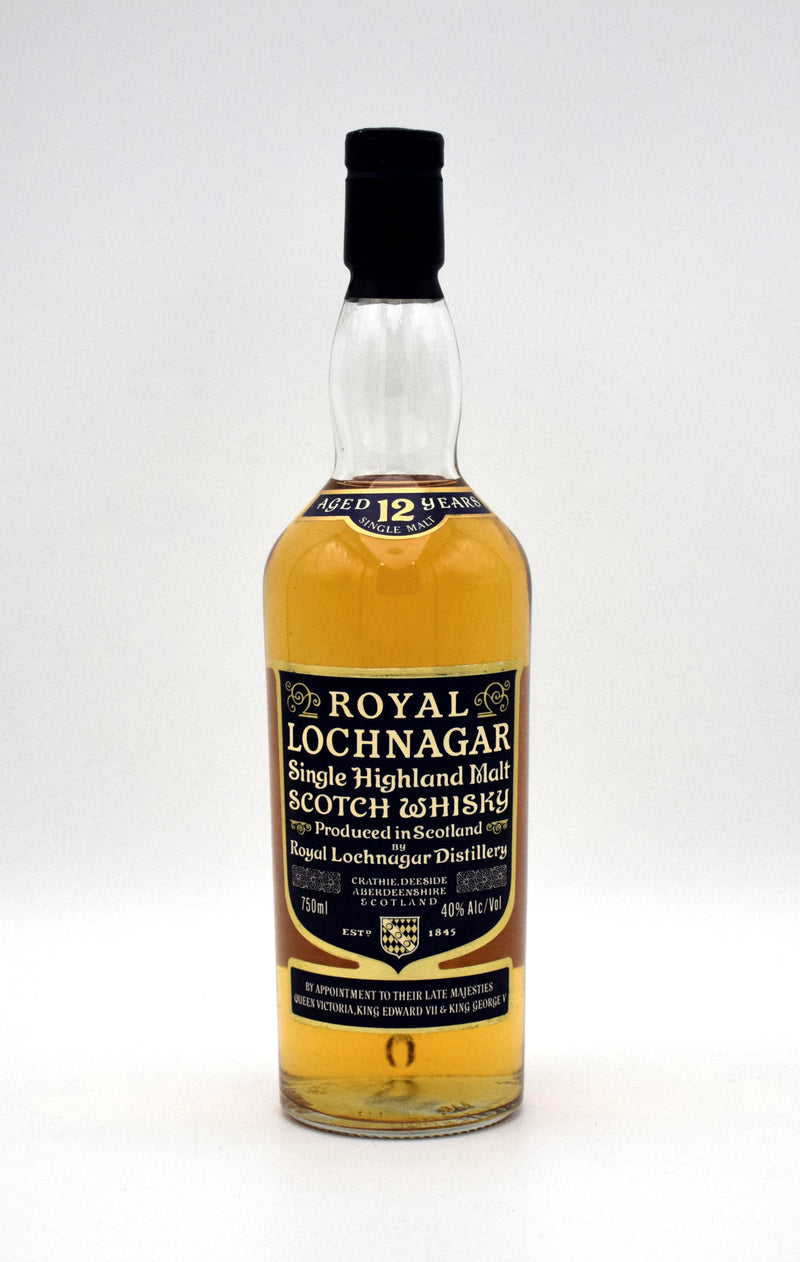 Royal Lochnagar 12 Year Single Malt Scotch (1990's Bottling)