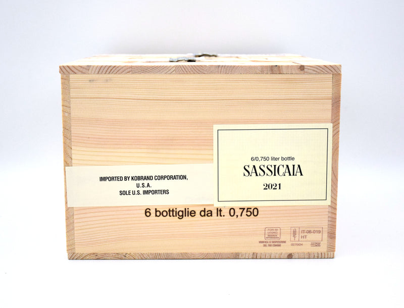 2021 Tenuta San Guido Sassicaia Bolgheri (Case of 6 Bottles)