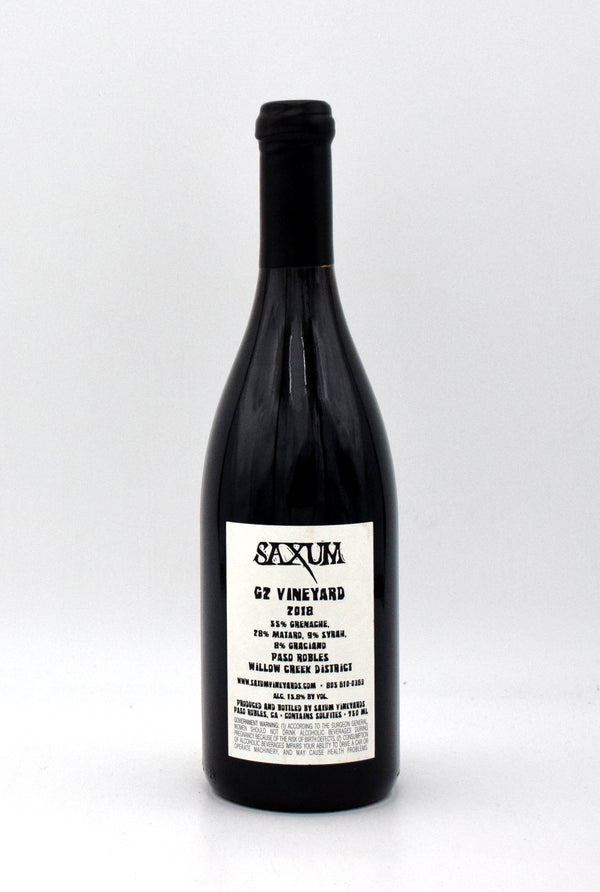 2018 Saxum Vineyards G2 Vineyard