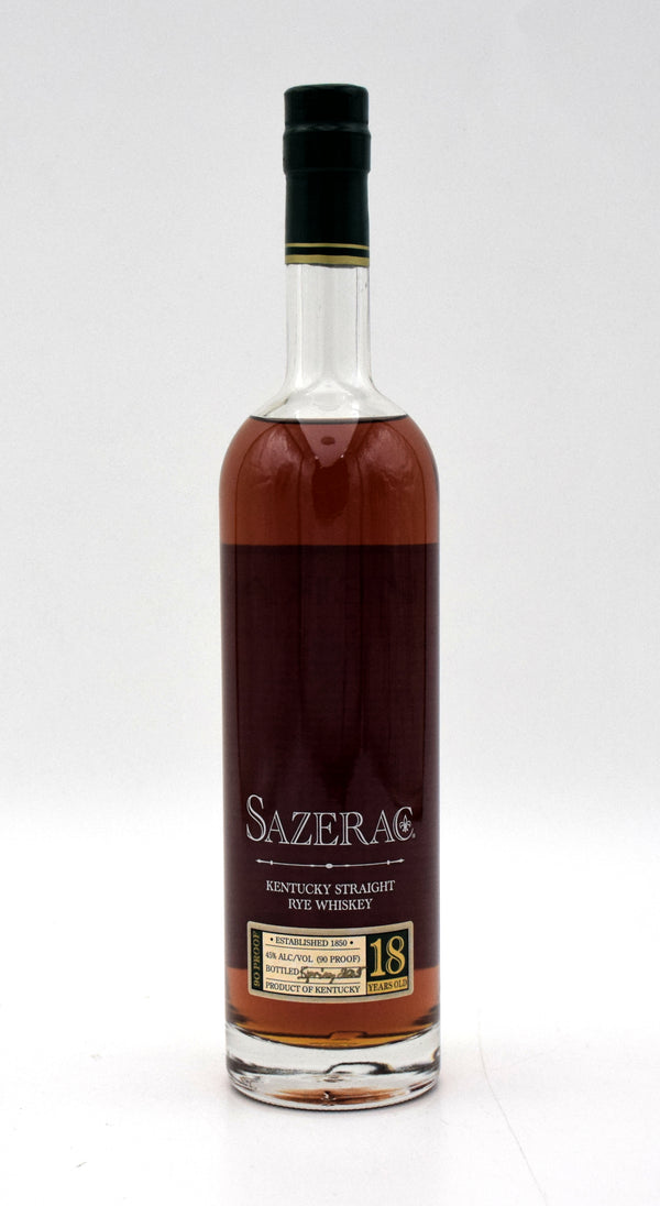 Sazerac 18 Year Rye Whiskey (2015 release)