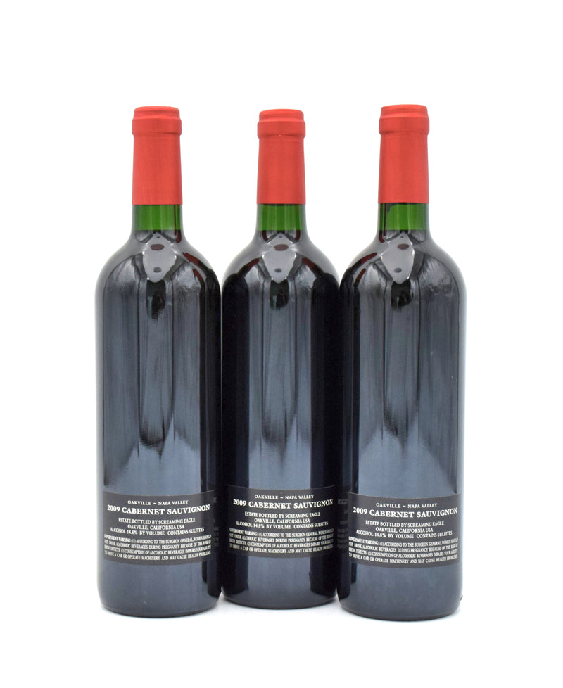 2009 Screaming Eagle Cabernet Sauvignon (Case of 3 Bottles)