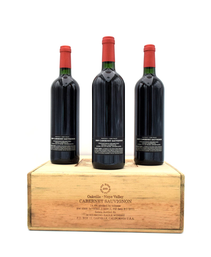 2009 Screaming Eagle Cabernet Sauvignon (Case of 3 Bottles)