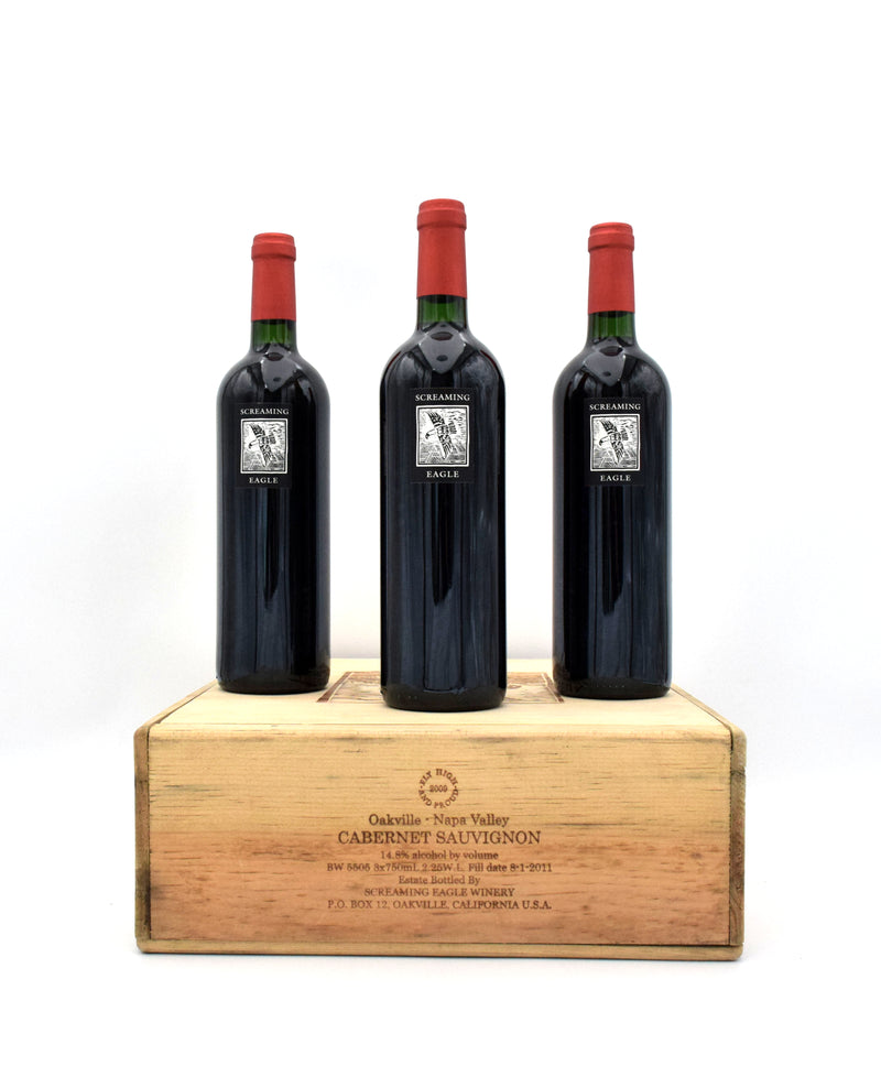 2009 Screaming Eagle Cabernet Sauvignon (Case of 3 Bottles)