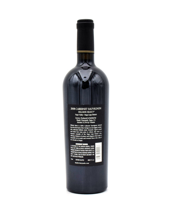 2008 Shafer Vineyards Hillside Select Cabernet Sauvignon