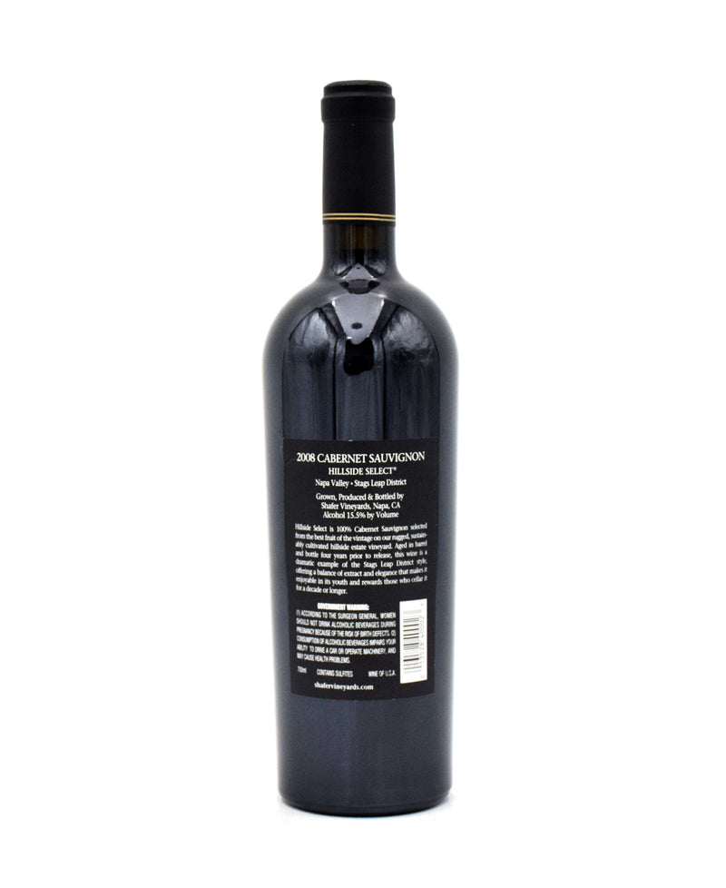 2008 Shafer Vineyards Hillside Select Cabernet Sauvignon