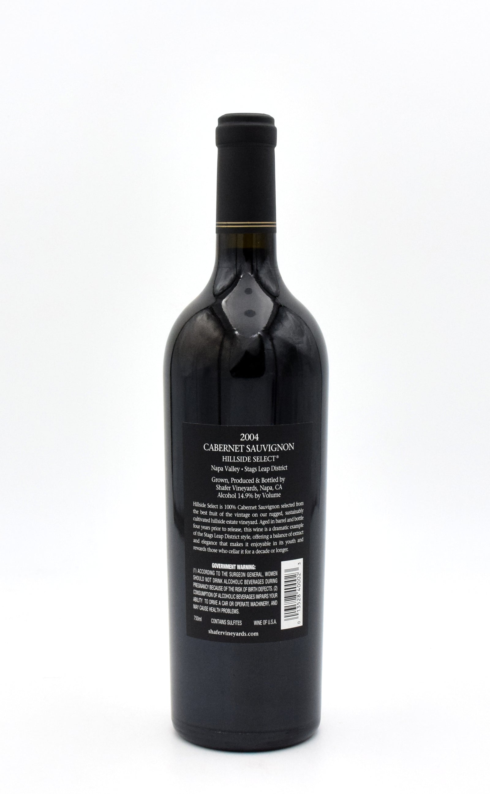2004 Shafer Hillside Select Cabernet Sauvignon – FineLiquors