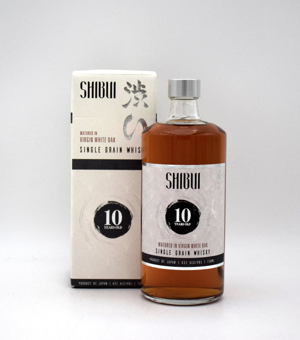 Shibui 10 Year 'Virgin White Oak' Single Grain Japanese Whisky