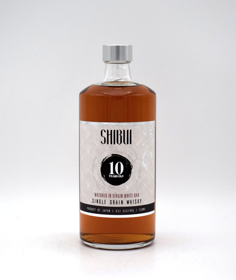 Shibui 10 Year 'Virgin White Oak' Single Grain Japanese Whisky