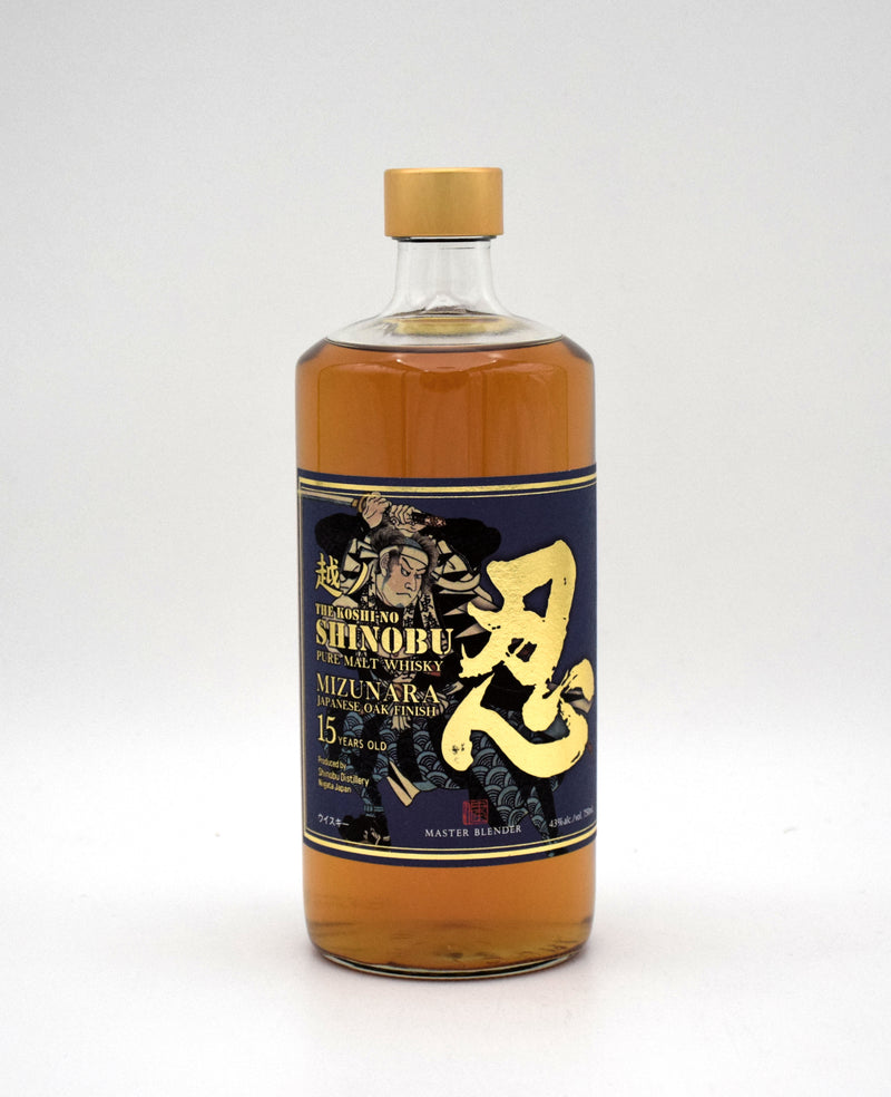 Shinobu 15 Year Pure Malt Japenese Whisky