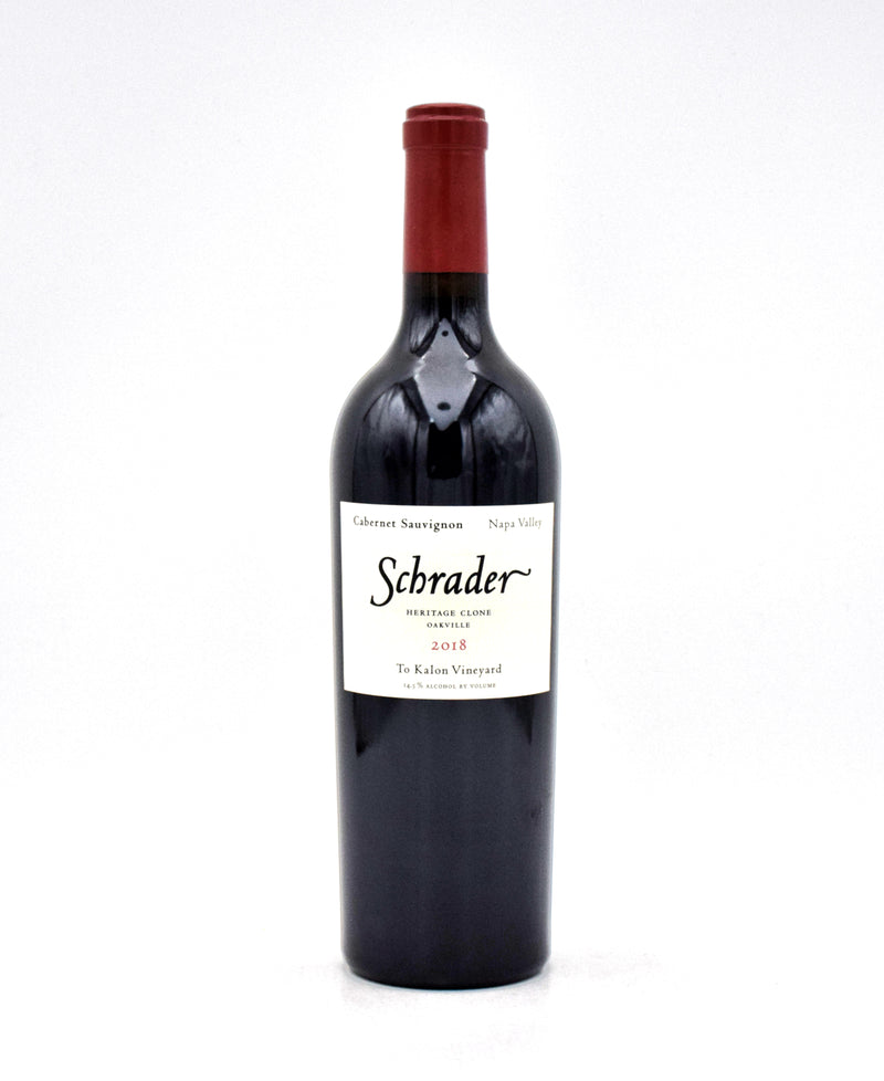 2018 Schrader Cellars 'Heritage Clone To Kalon Vineyard' Cabernet Sauvignon